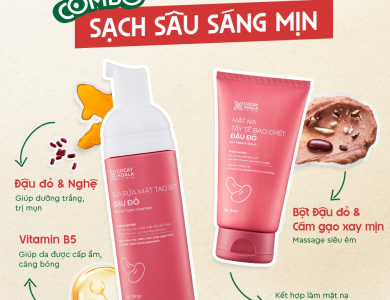 Combo Chăm Sóc Da Toàn Diện Đậu Đỏ (3 Món)