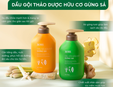 COMBO GỘI - XẢ THẢO DƯỢC GỪNG SẢ