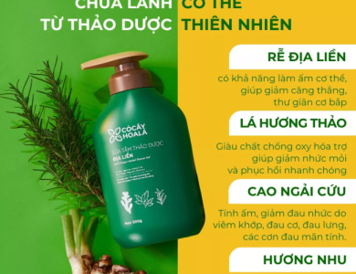 Sữa Tắm Thảo Dược Địa Liền - 500gr