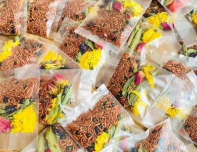Trà Gạo Lứt Đậu Đen Xanh Lòng 8 Vị (Hộp 30 gói)