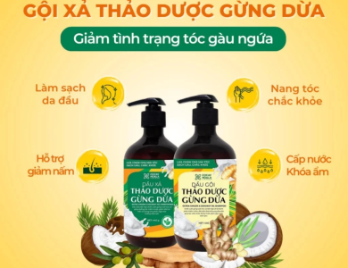 COMBO GỘI - XẢ THẢO DƯỢC GỪNG DỪA