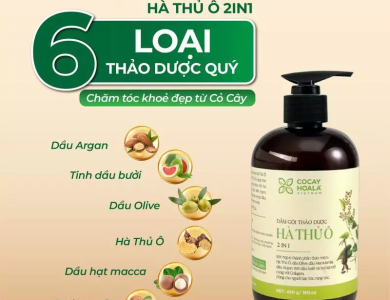 DẦU GỘI THẢO DƯỢC HÀ THỦ Ô 2in1
