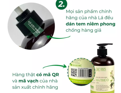 DẦU GỘI THẢO DƯỢC HÀ THỦ Ô 2in1