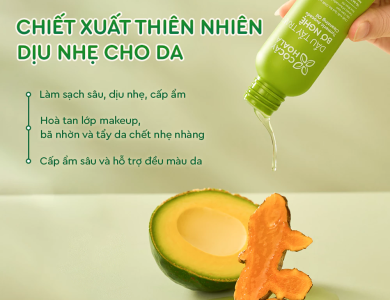 Combo Làm Sạch Dịu nhẹ Bơ Nghệ (3 món)