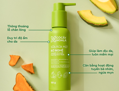 Combo Làm Sạch Dịu nhẹ Bơ Nghệ (3 món)