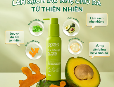 Combo Làm Sạch Dịu nhẹ Bơ Nghệ (3 món)
