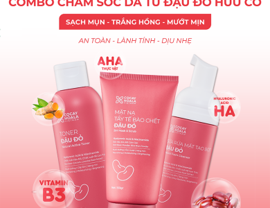 Combo Chăm Sóc Da Toàn Diện Đậu Đỏ (3 Món)