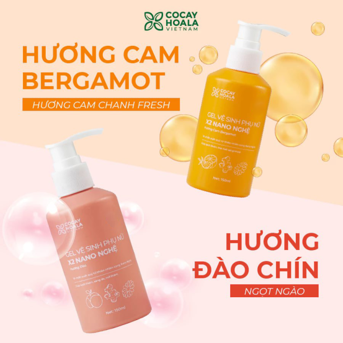 Gel vệ sinh phụ nữ X2 nano Nghệ - 150ml