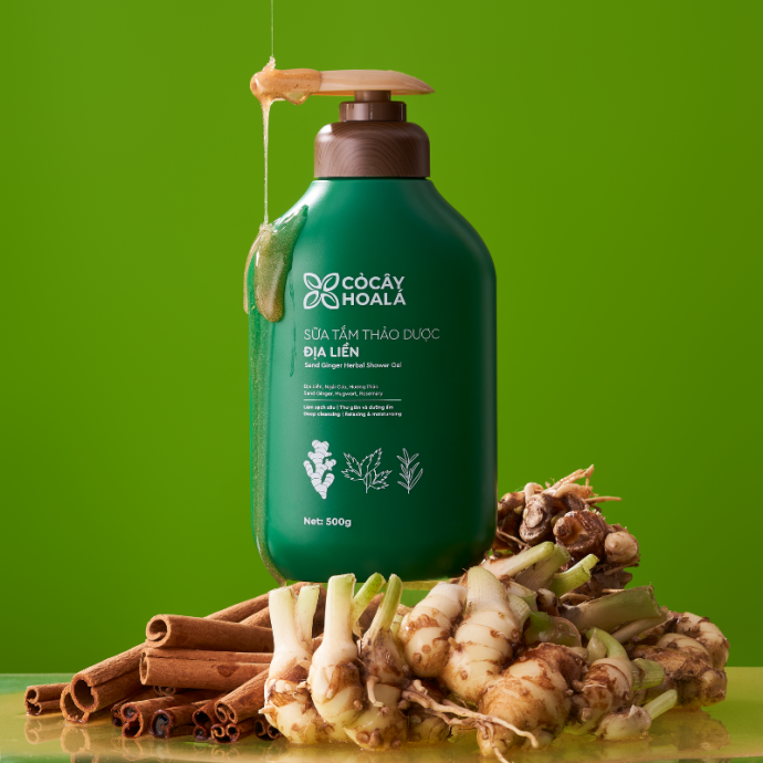 Sữa Tắm Thảo Dược Địa Liền - 500gr